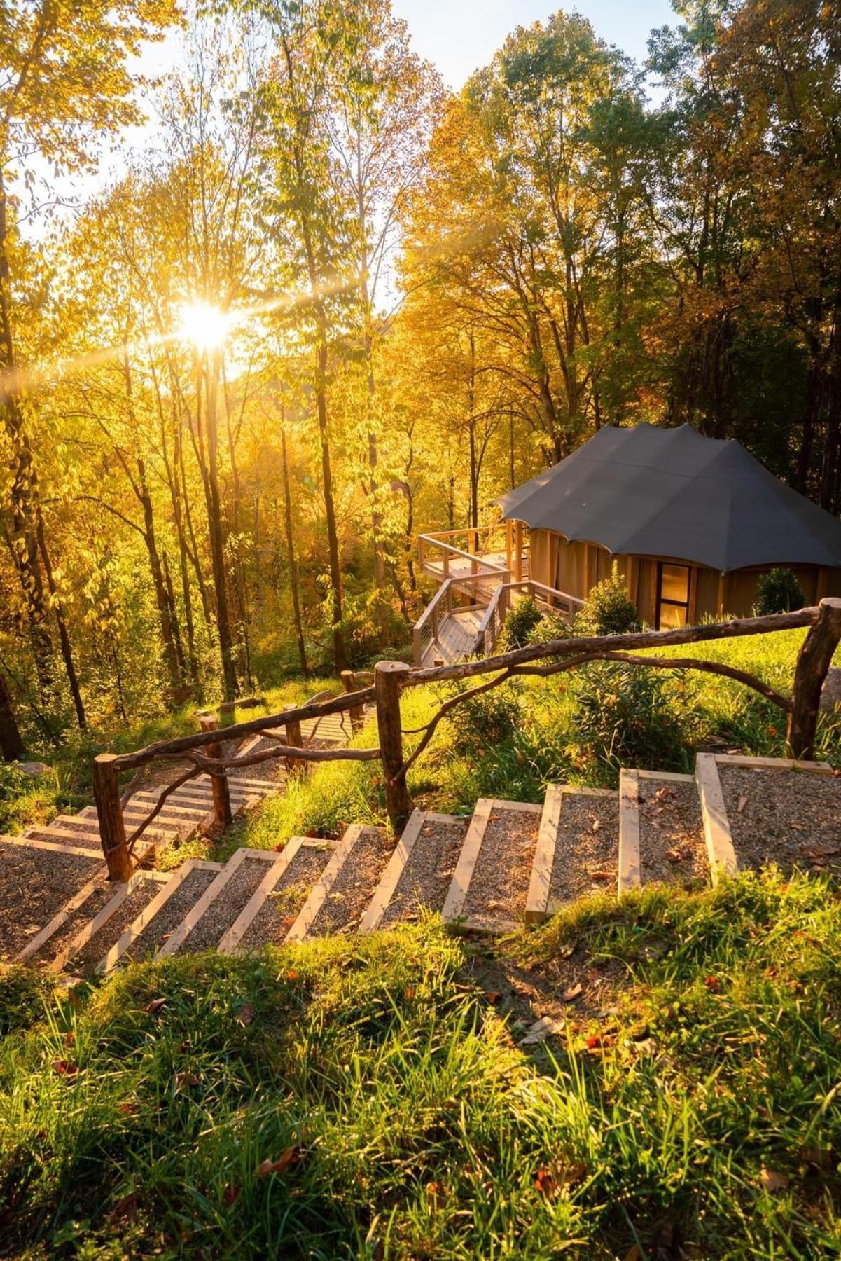 Hotel Elk & Embers Mountain Hideaway Waynesville Esterno foto